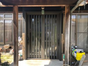愛知県半田市 戸建住宅 LIXILリシェント 玄関引戸リニューアル工事【知多トーヨー住器】